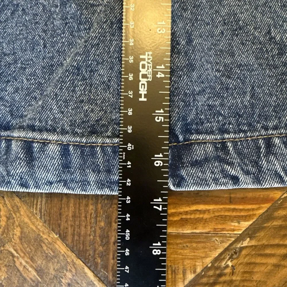 ASOS Miss Selfridge Denim Mini Skirt Womens Size 12 Blue Casual A-Line Short